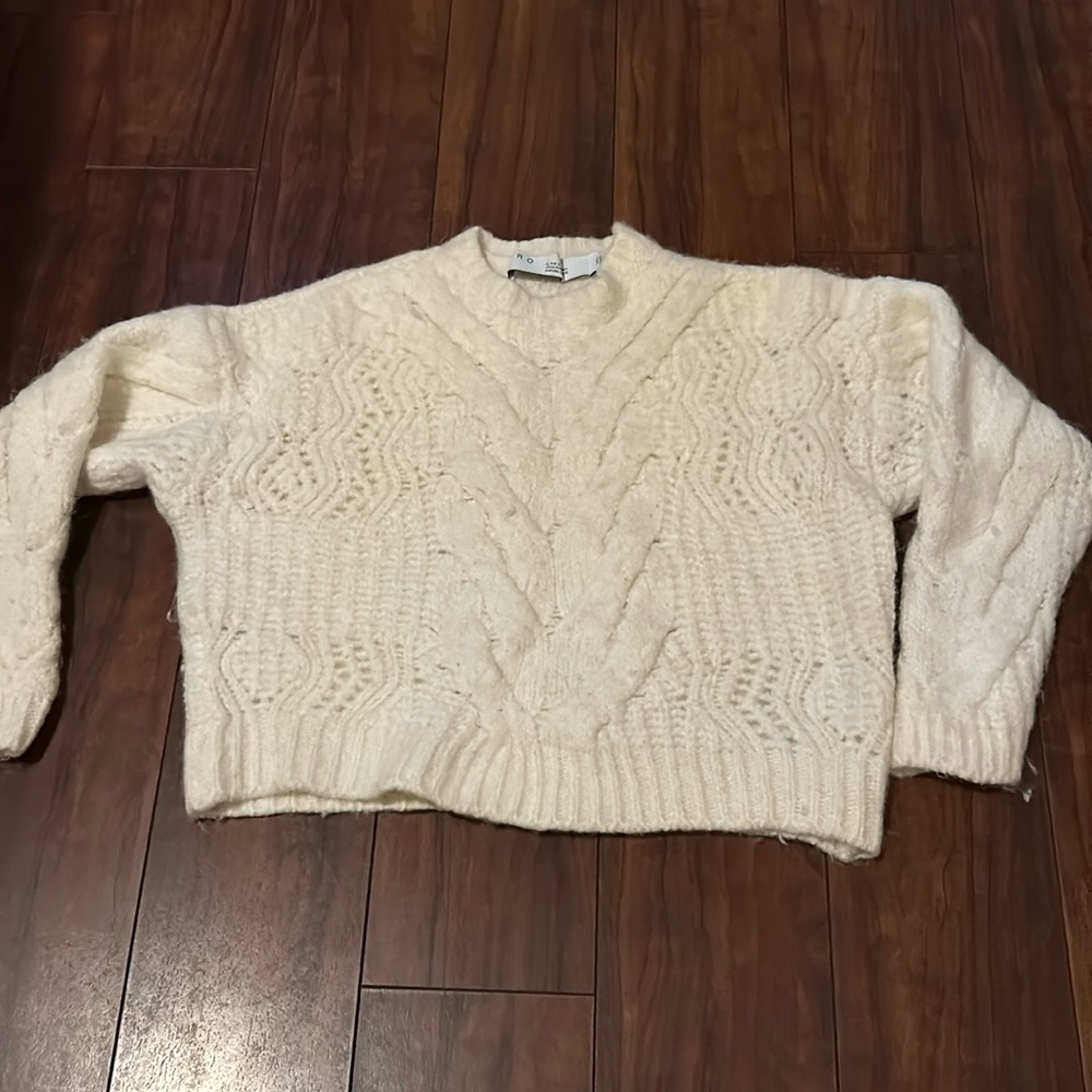 Iro Sweaters | Iro Hustle Wool Blend Sweater | Color: White | Size: S